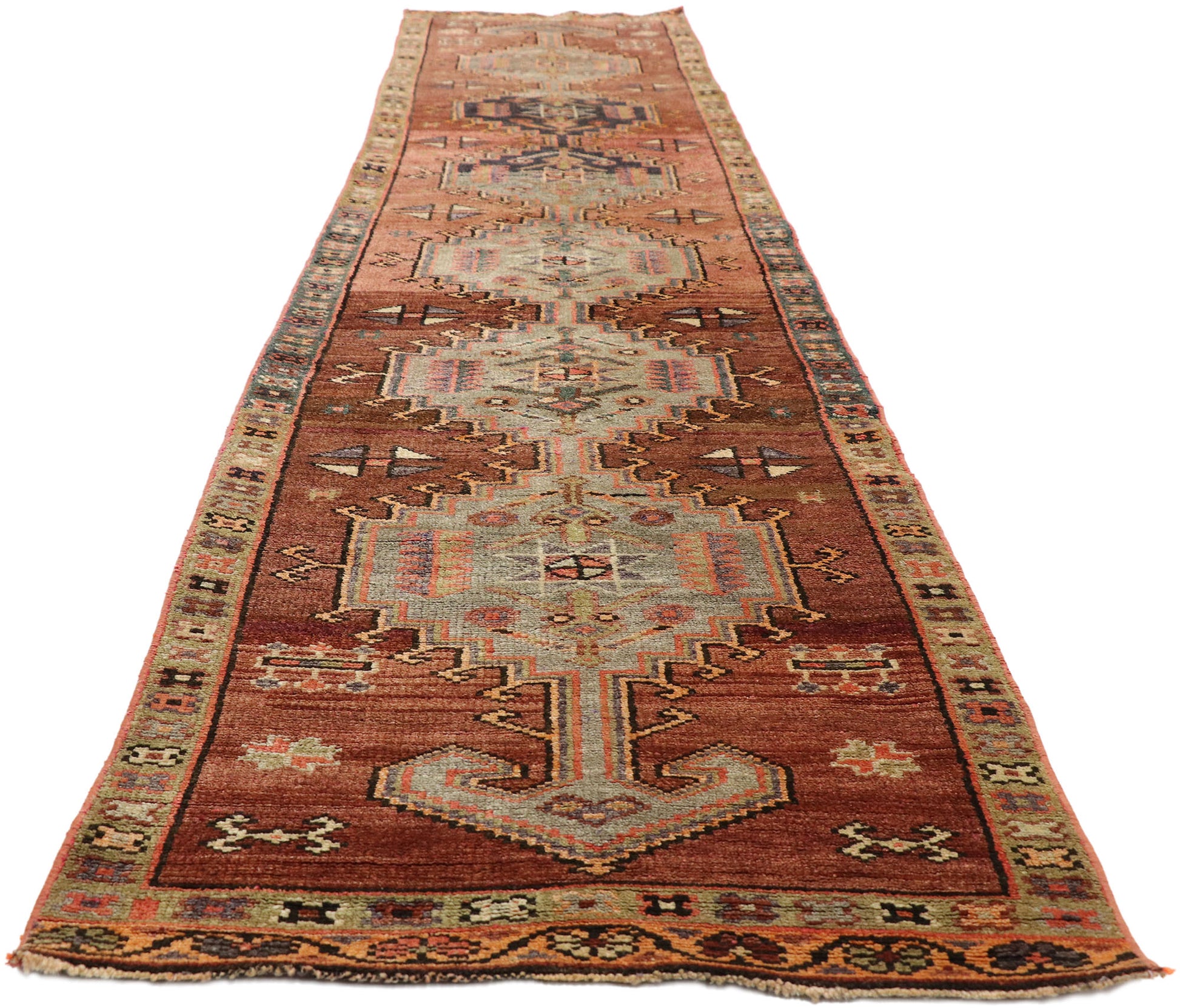 3 x 12 Vintage Oushak Rug 51715