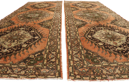 5 x 13 Vintage Turkish Oushak Runner 51718