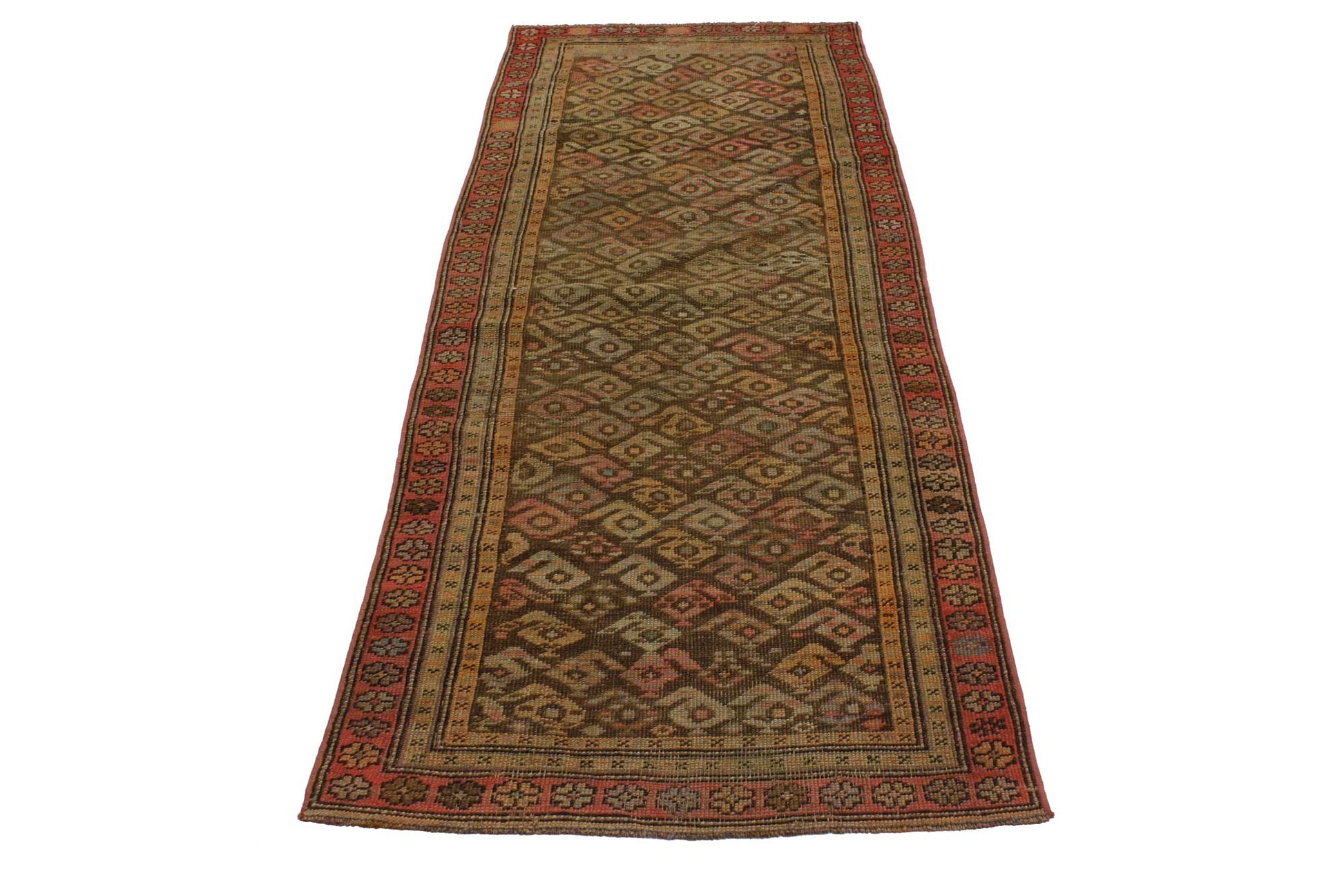2 x 7 Vintage Turkish Oushak Rug 51721