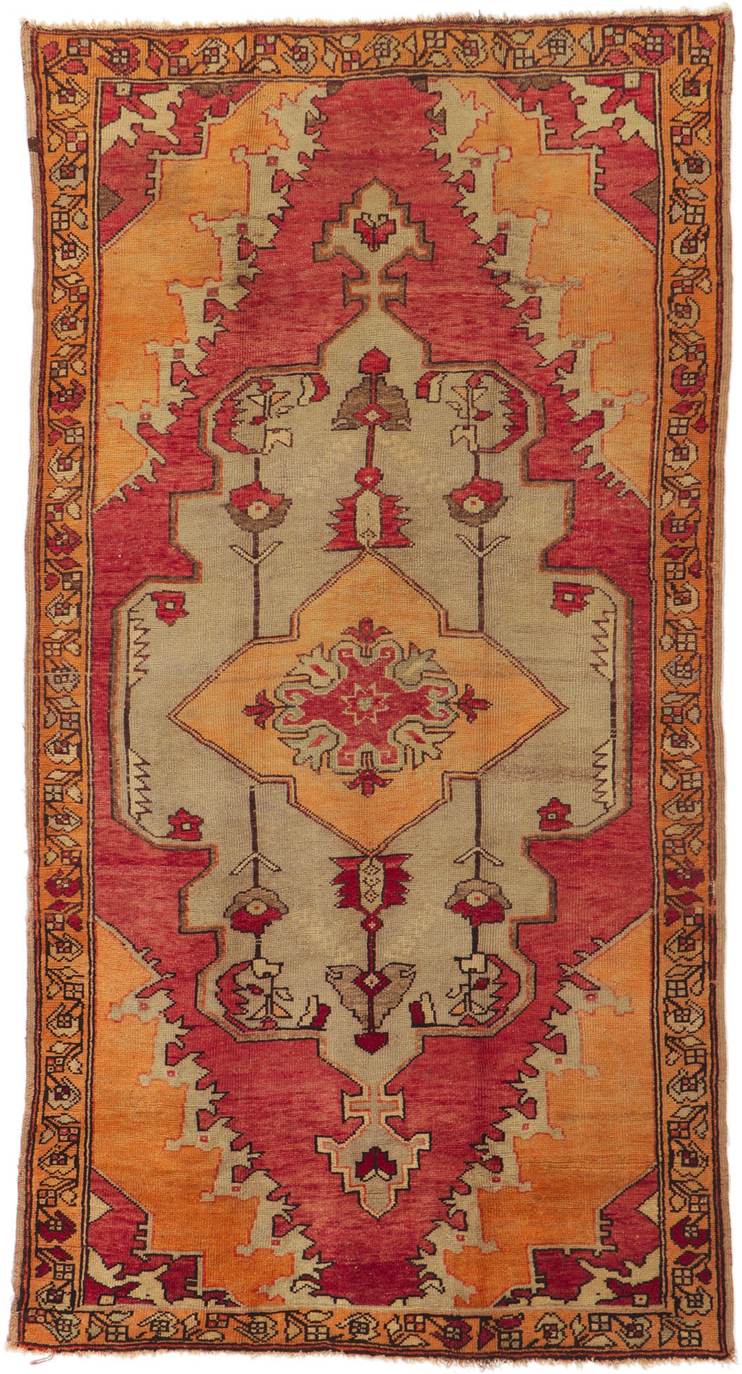 5 x 9 Vintage Turkish Oushak Rug 51728