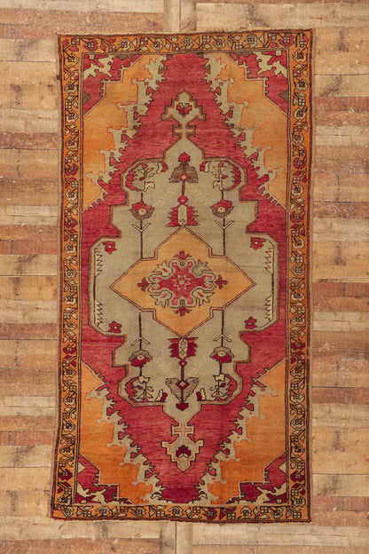 5 x 9 Vintage Turkish Oushak Rug 51728