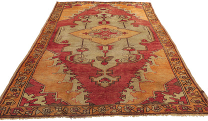 5 x 9 Vintage Turkish Oushak Rug 51728