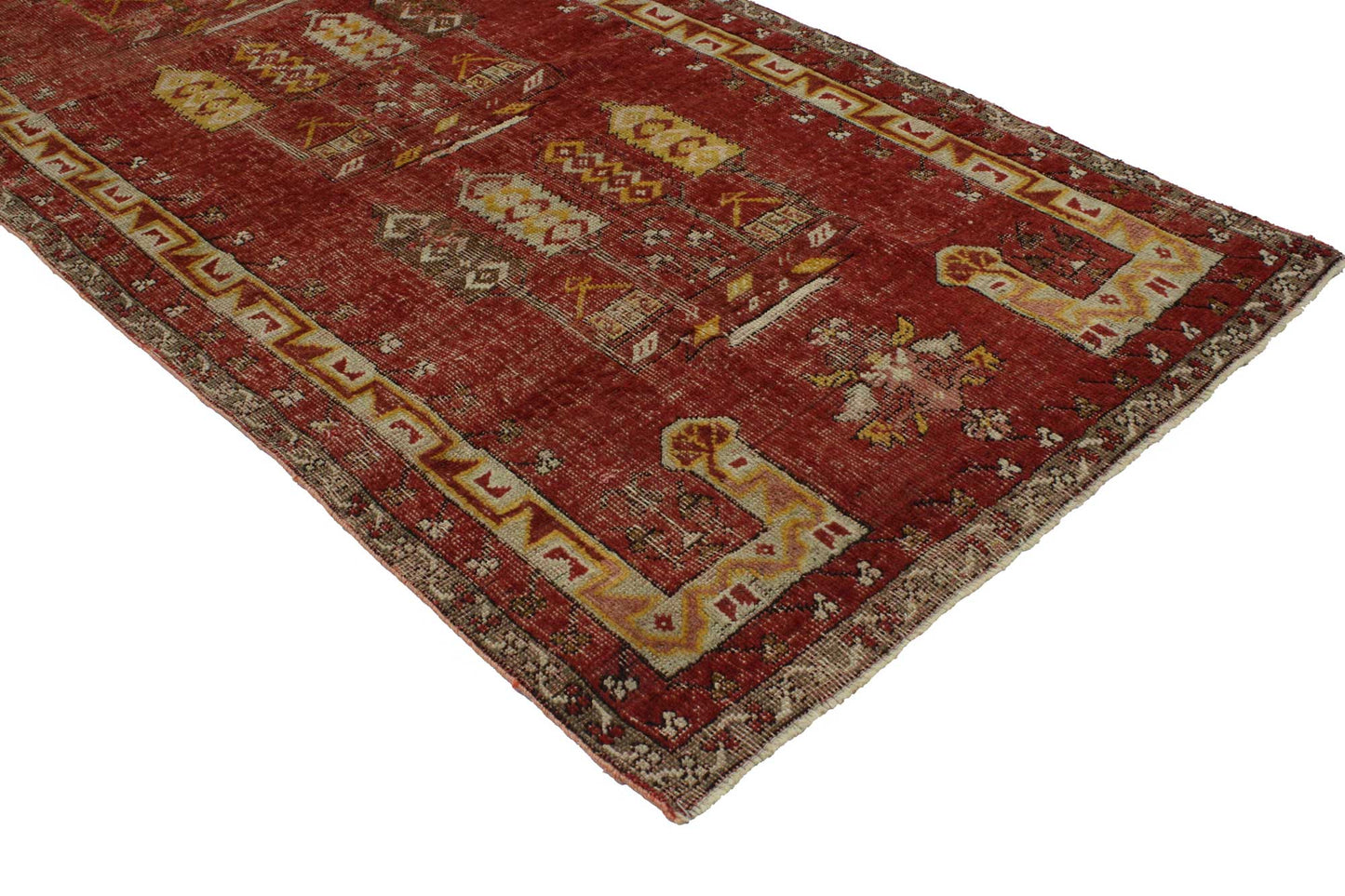3 x 9 Vintage Anatolian Prayer Rug 51729