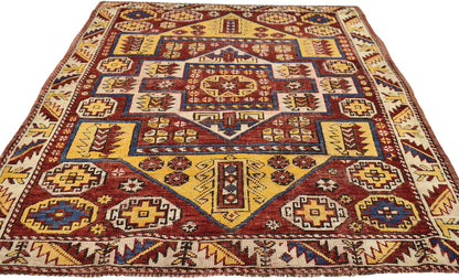 4 x 6 Vintage Turkish Oushak Rug 51732