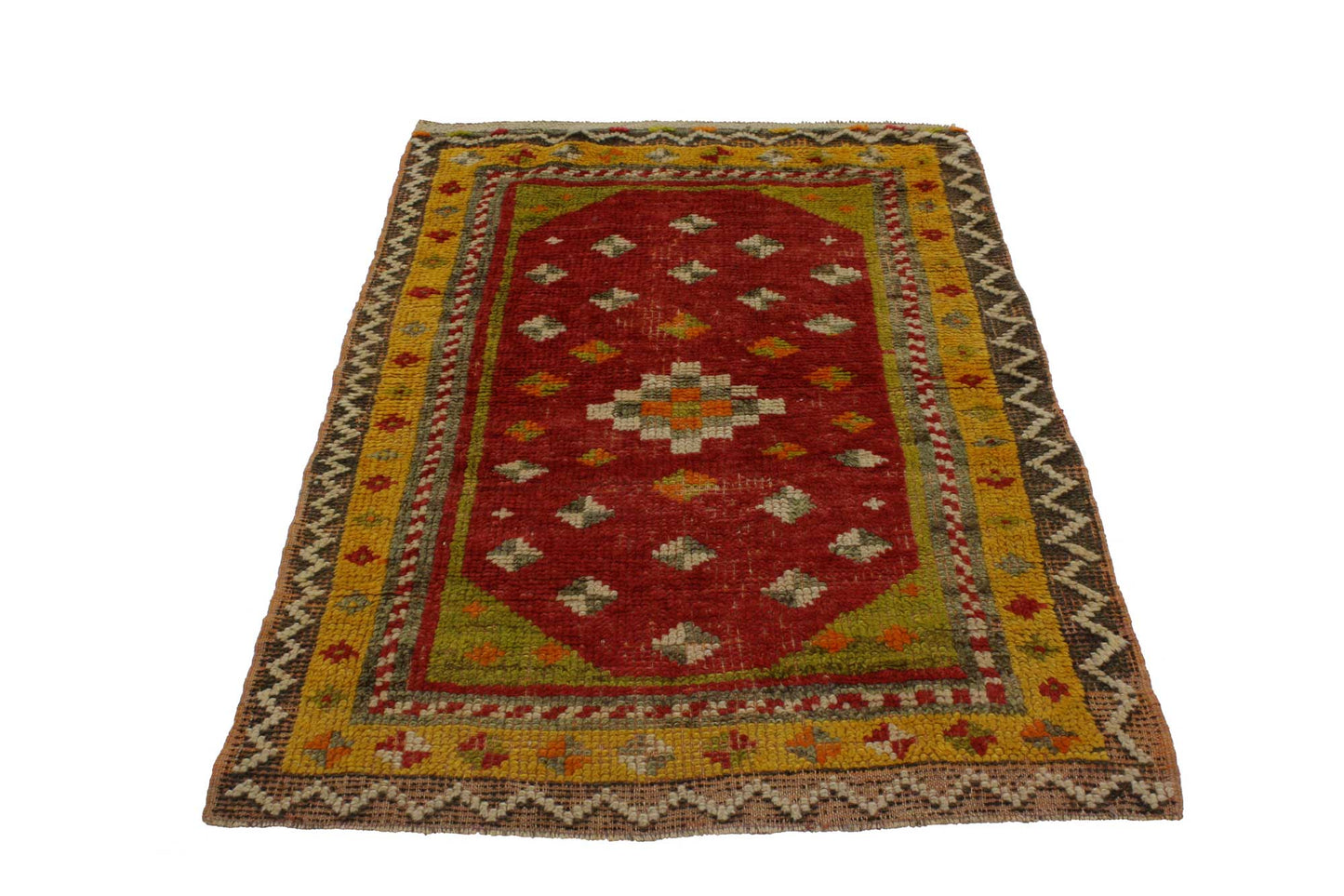 3 x 5 Vintage Turkish Oushak Rug 51735
