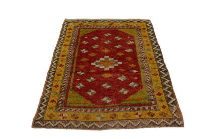 3 x 5 Vintage Turkish Oushak Rug 51735
