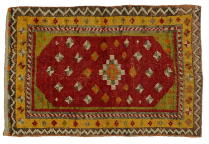 3 x 5 Vintage Turkish Oushak Rug 51735