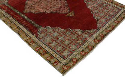 3 x 4 Vintage Turkish Oushak Rug 51736