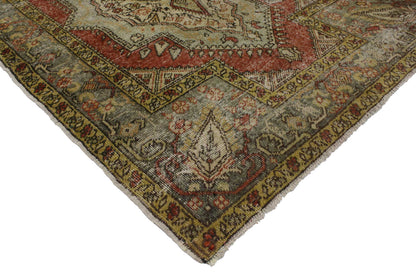 4 x 6 Vintage Turkish Oushak Rug 51738