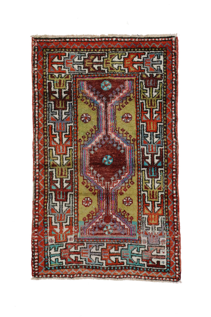 3 x 5 Vintage Turkish Oushak Rug 51740