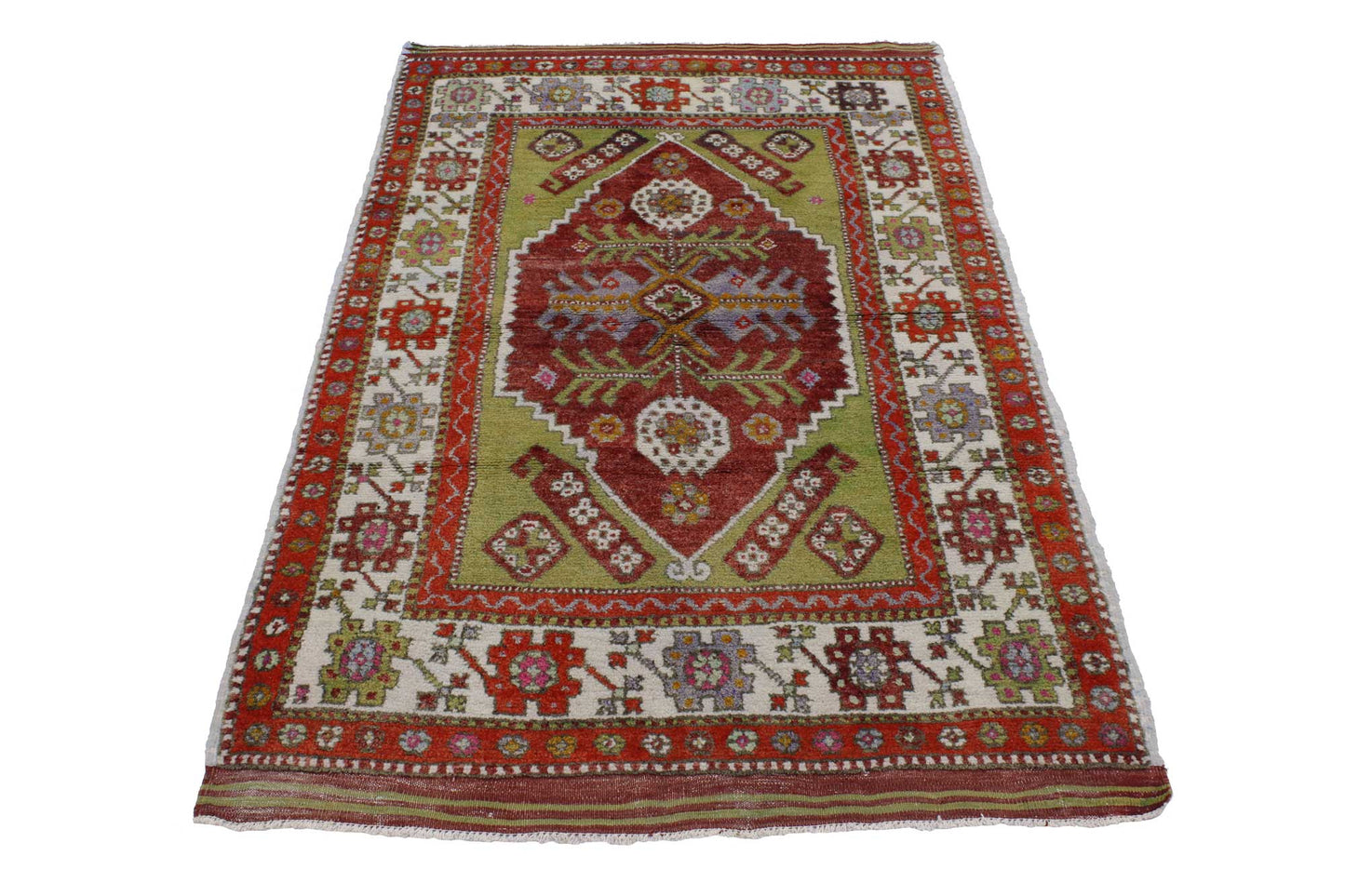 3 x 5 Vintage Oushak Rug 51743