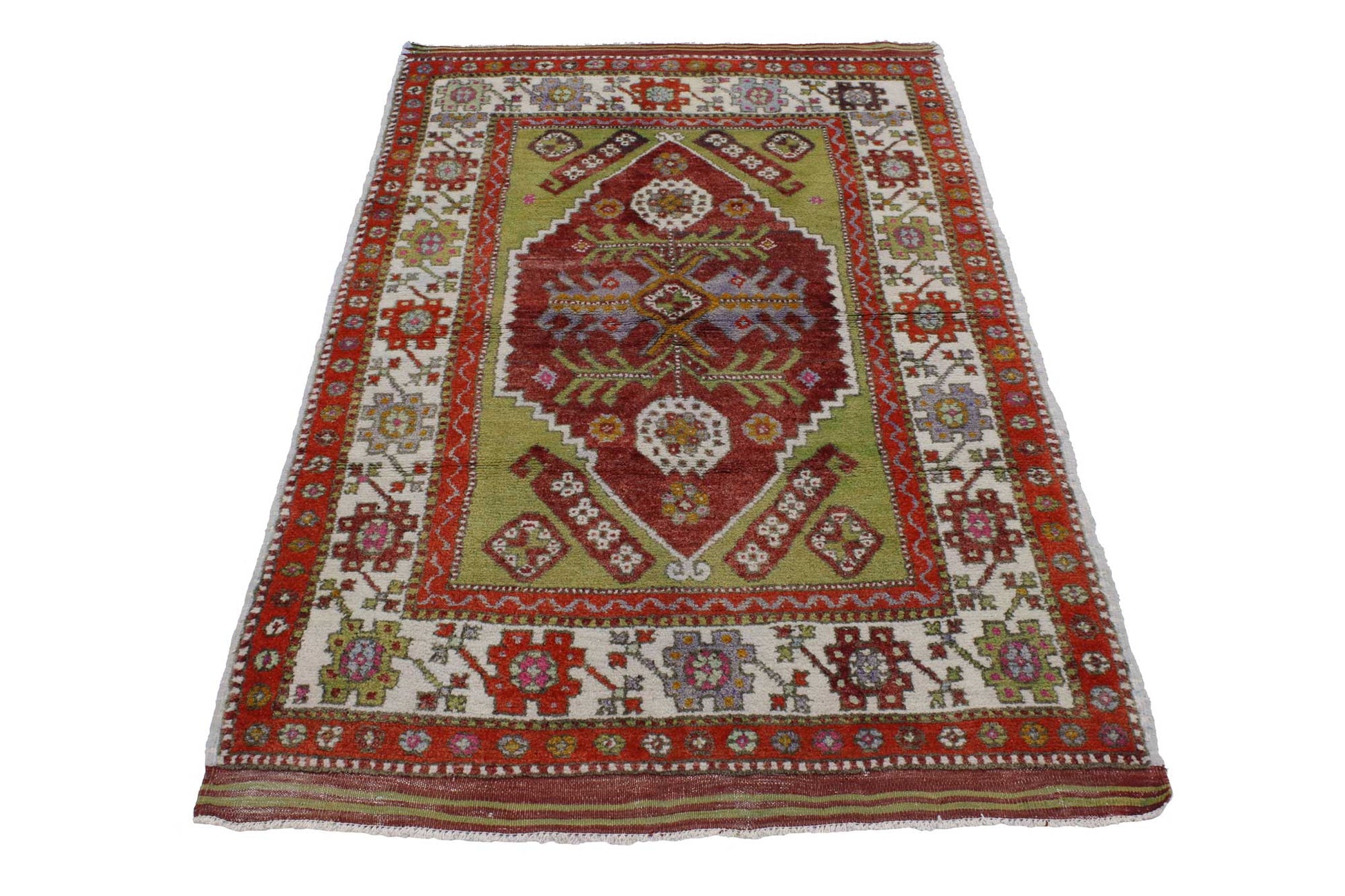 3 x 5 Vintage Oushak Rug 51743