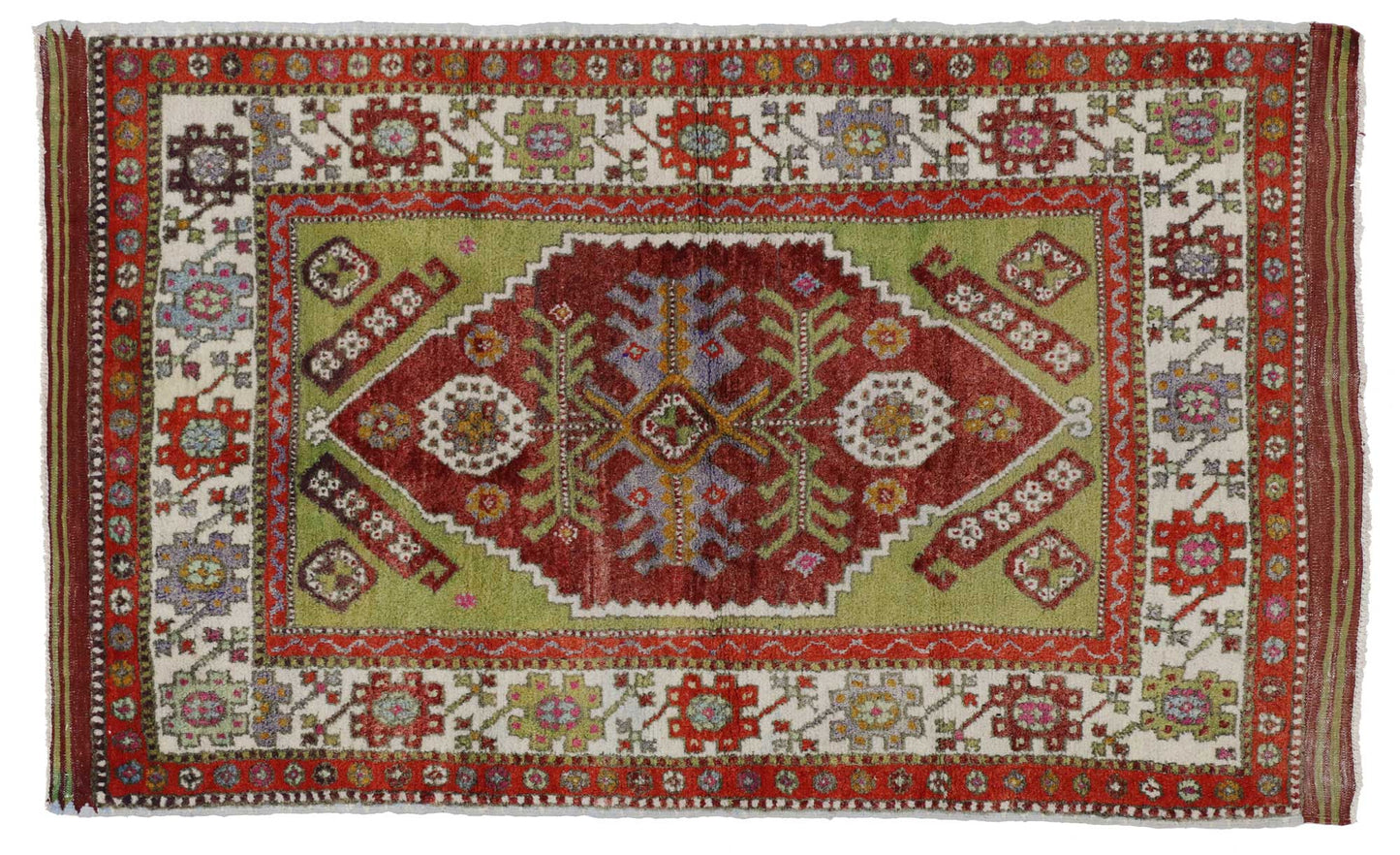 3 x 5 Vintage Oushak Rug 51743