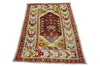 3 x 4 Vintage Turkish Oushak Rug 51744