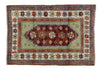 3 x 4 Vintage Turkish Oushak Rug 51745
