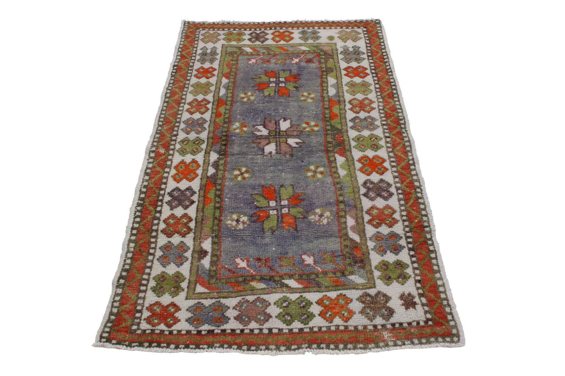 3 x 5 Vintage Oushak Rug 51746