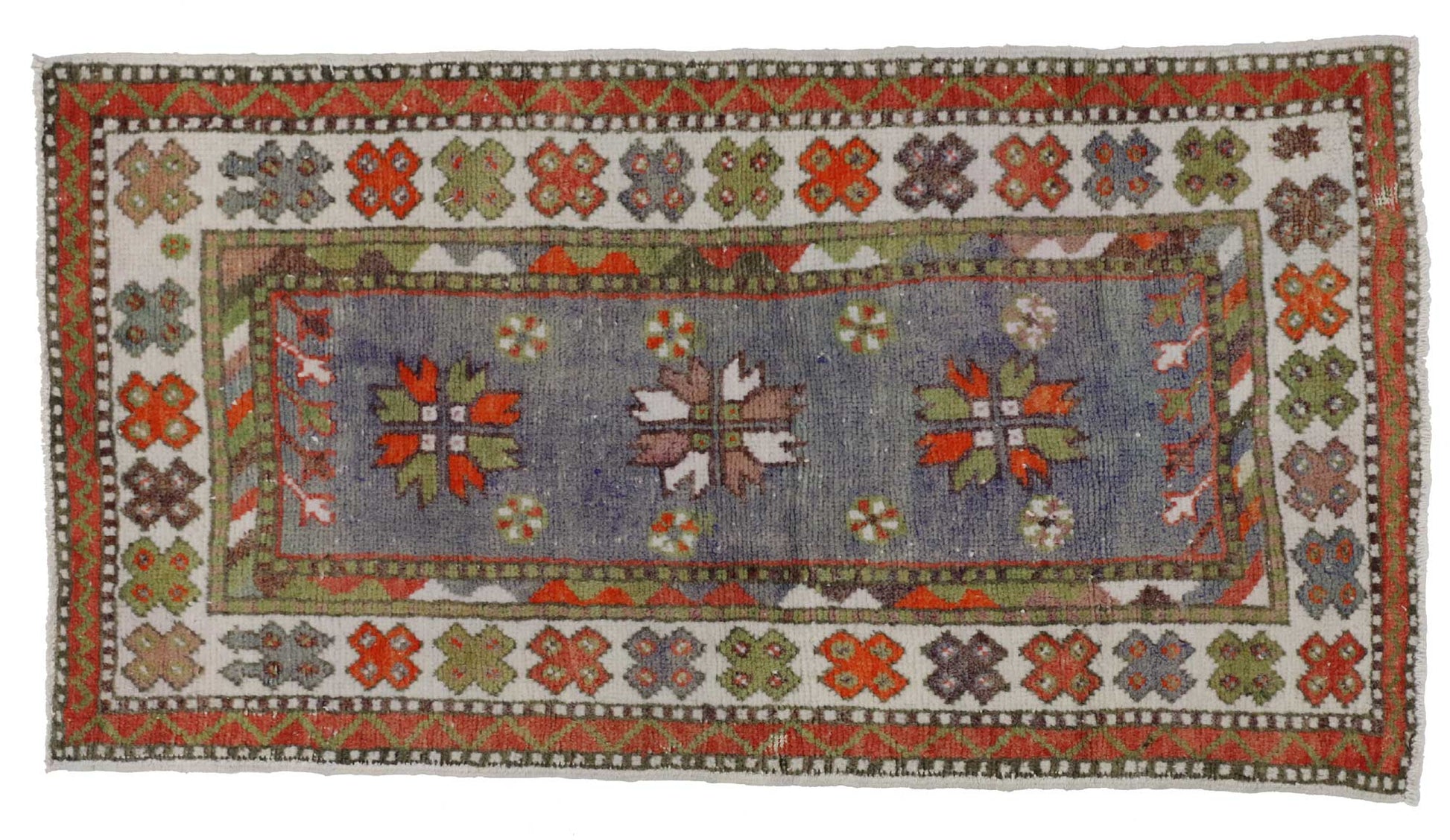 3 x 5 Vintage Oushak Rug 51746