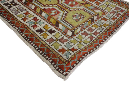 3 x 4 Vintage Turkish Oushak Rug 51747