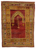 3 x 5 Vintage Turkish Oushak Prayer Rug 51748