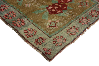 3 x 4 Vintage Oushak Rug 51749