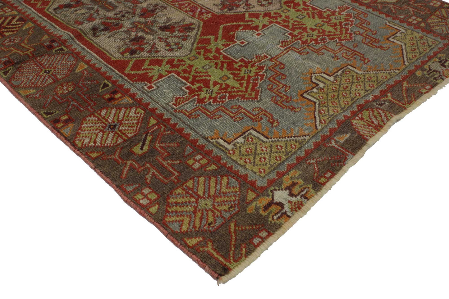 3 x 5 Vintage Turkish Oushak Rug 51750
