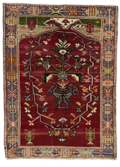 3 x 5 Vintage Turkish Oushak Rug 51751