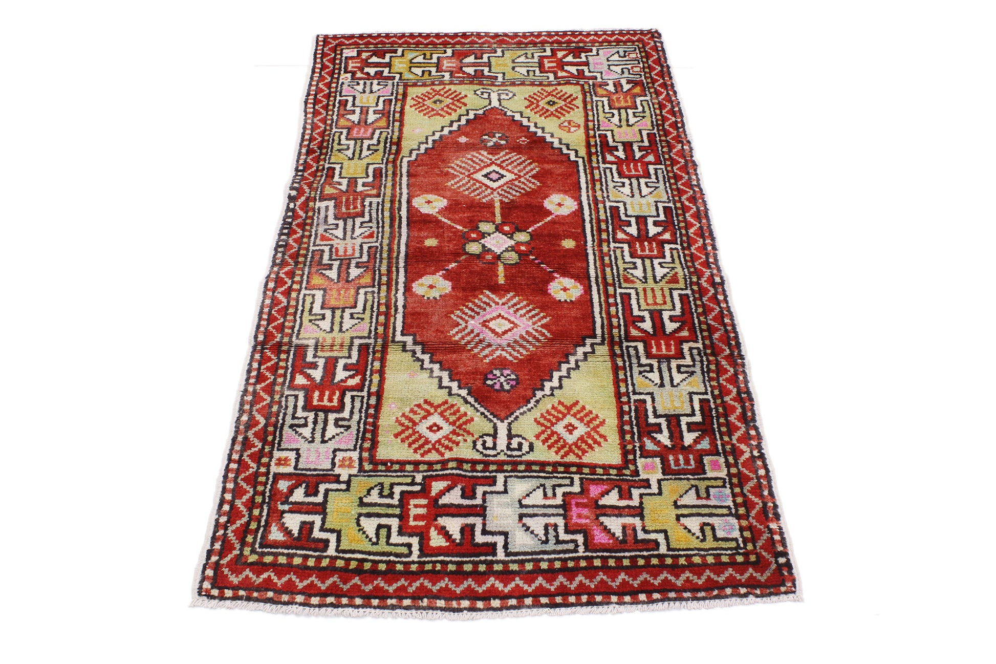 3 x 5 Vintage Turkish Oushak Rug 51753