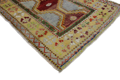 3 x 5 Vintage Turkish Oushak Rug 51757