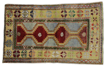 3 x 5 Vintage Turkish Oushak Rug 51757