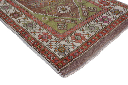 3 x 5 Vintage Turkish Oushak Rug 51758