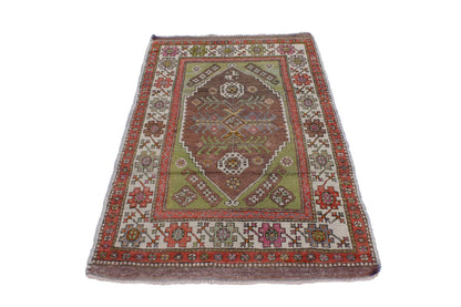 3 x 5 Vintage Turkish Oushak Rug 51758