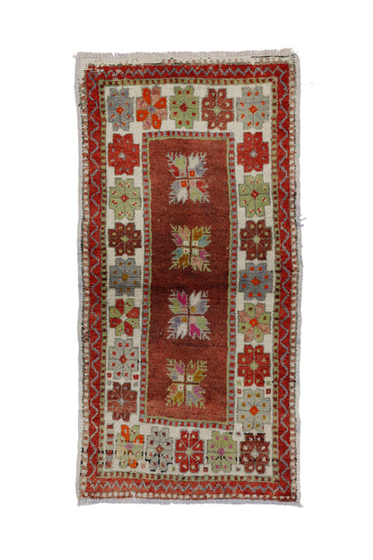2 x 4 Vintage Turkish Oushak Rug 51770