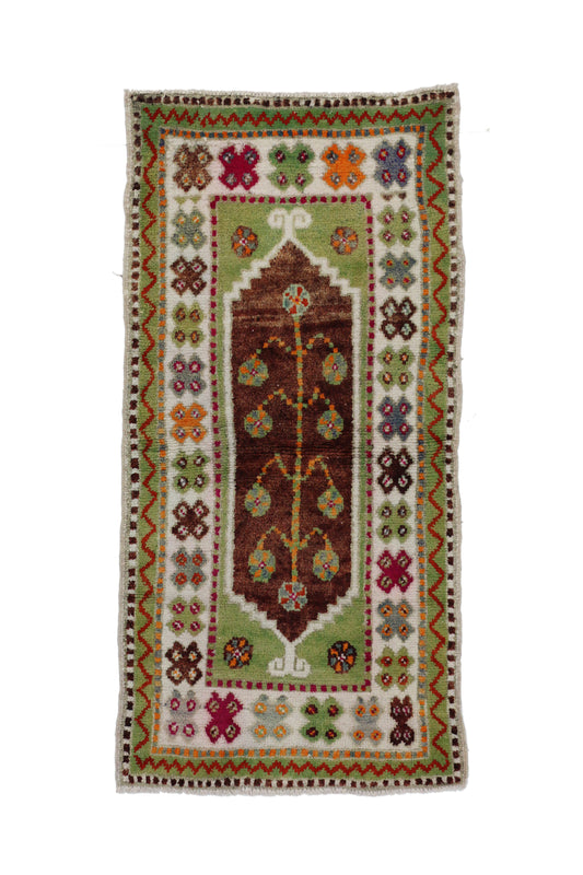 2 x 4 Vintage Turkish Oushak Rug 51771