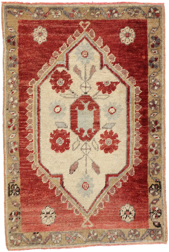 2 x 3 Vintage Turkish Oushak Rug 51773