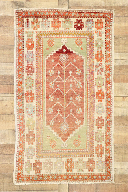 3 x 5 Vintage Turkish Oushak Rug 51775