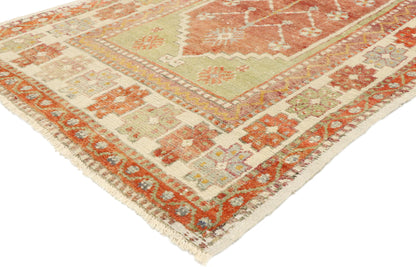 3 x 5 Vintage Turkish Oushak Rug 51775