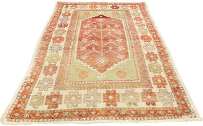 3 x 5 Vintage Turkish Oushak Rug 51775
