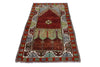 3 x 5 Vintage Turkish Oushak Prayer Rug 51776