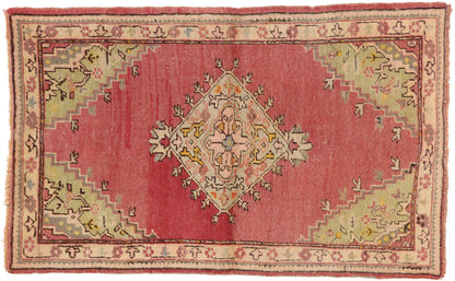 3 x 6 Vintage Turkish Oushak Rug 51779