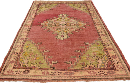 3 x 6 Vintage Turkish Oushak Rug 51779