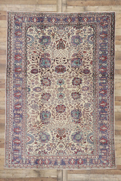 7 x 9 Vintage Turkish Oushak Rug 51788
