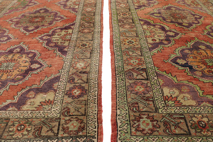 5 x 12 Vintage Turkish Oushak Rug 51792
