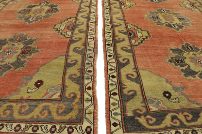 5 x 12 Vintage Turkish Oushak Rug 51795