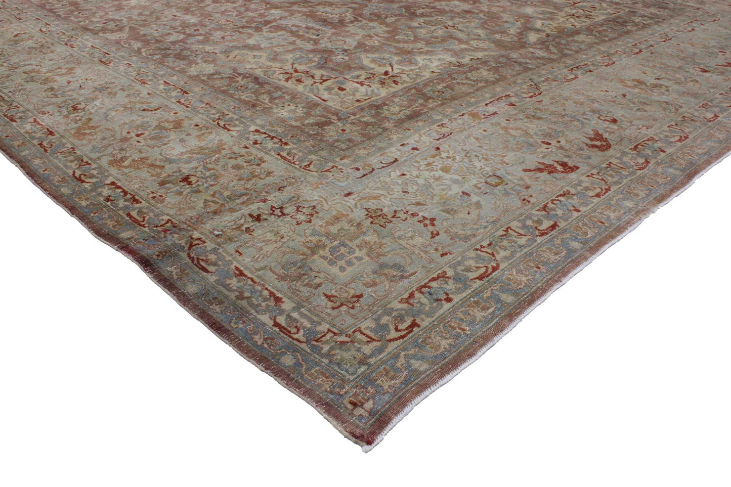 10 x 14 Antique Kerman Rug 51796