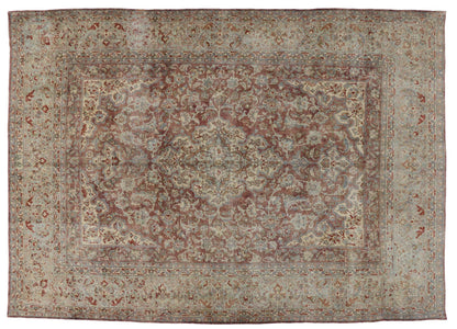 10 x 14 Antique Kerman Rug 51796