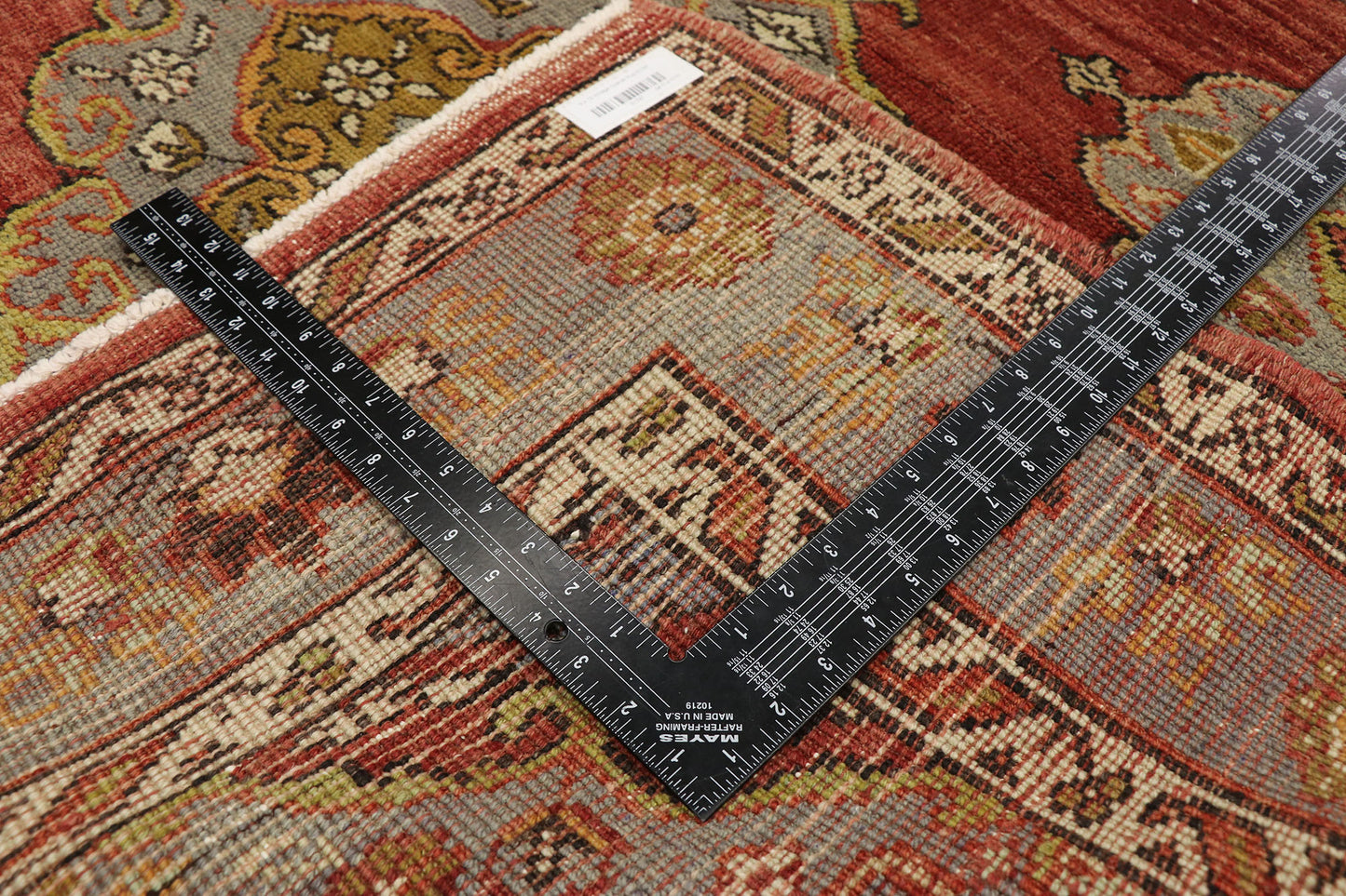 5 x 12 Vintage Turkish Oushak Rug 51797