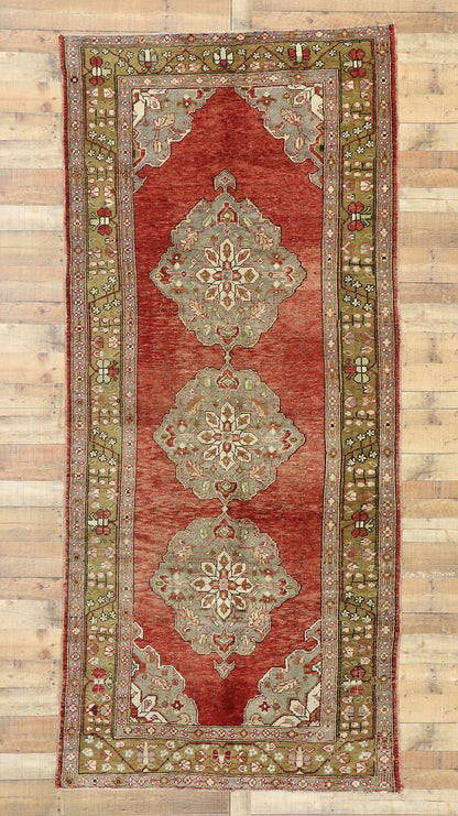 5 x 11 Vintage Turkish Oushak Rug 51800