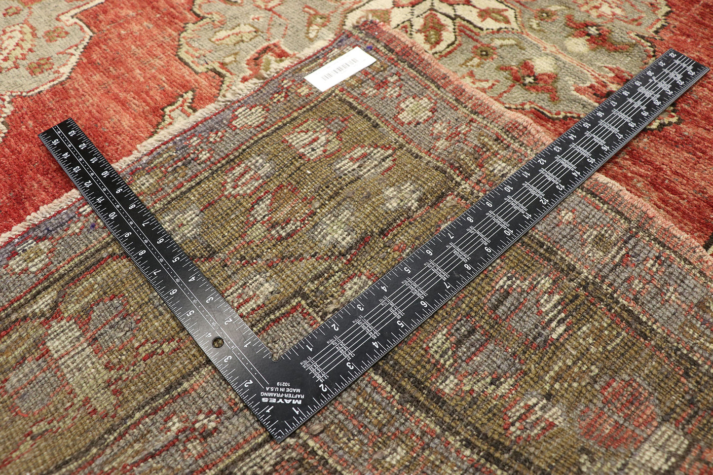 5 x 11 Vintage Turkish Oushak Rug 51800