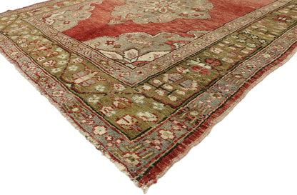5 x 11 Vintage Turkish Oushak Rug 51800