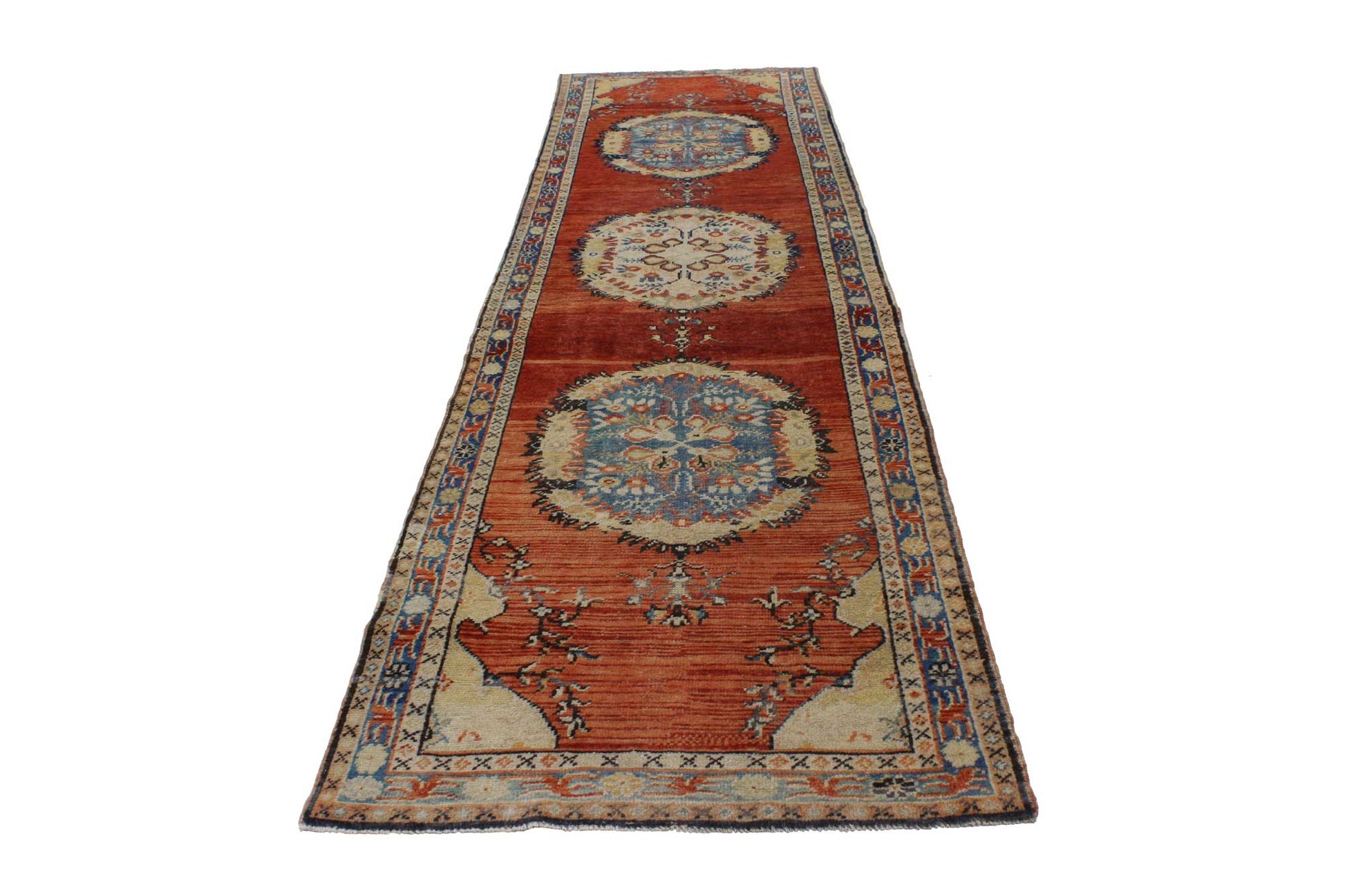3 x 11 Vintage Oushak Rug 51803